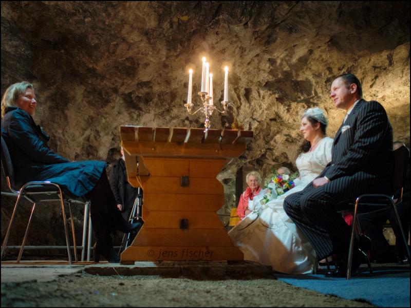 Trauung in der Marienglashöhle