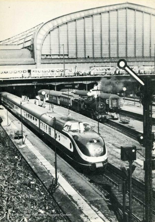 Hamburger Hauptbahnhof im Jahre 1958