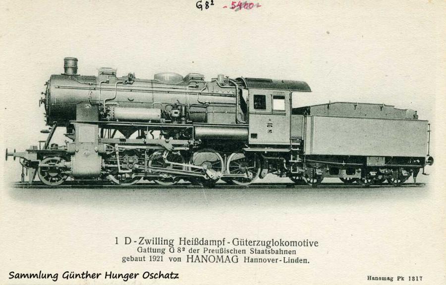 1 D-Zwilling Heißdampf-Güterzuglokmotive