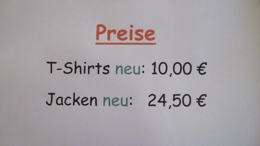 Preise Schulshirt