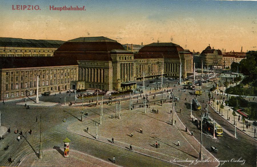 Leipzig Hauptbahnhof 1919