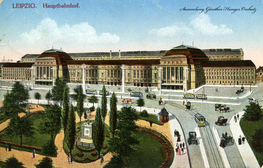 Leipzig Hauptbahnhof 1917
