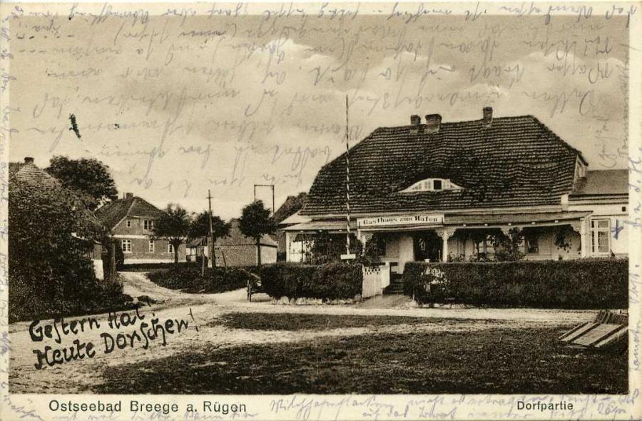 Ostseebad Breege a. Rügen Dorfpartie 1933