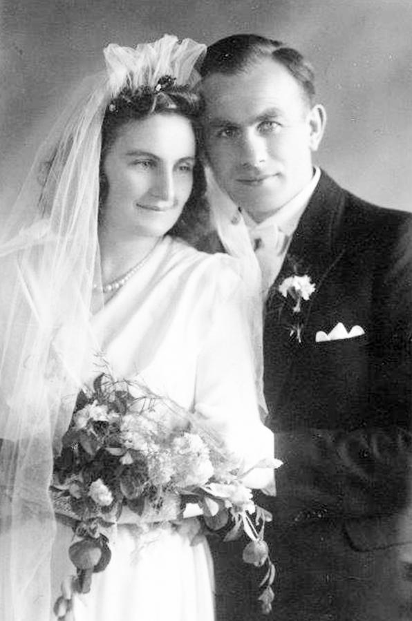 Hochzeitsfoto Albertine und Hans Thürkow