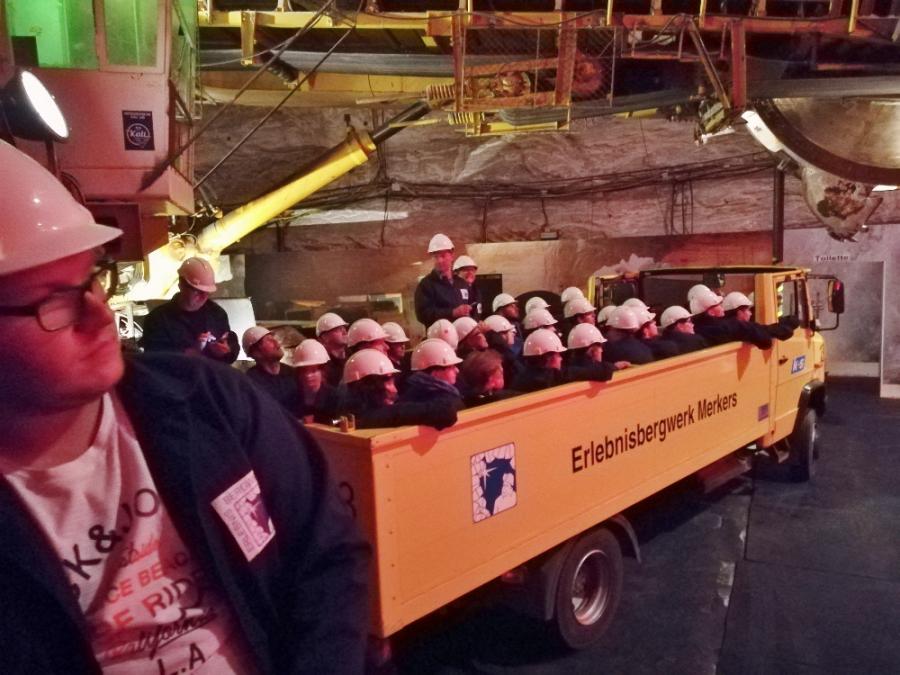 Im Erlebnisbergwerk Merkers Im Erlebnisbergwerk Merkers