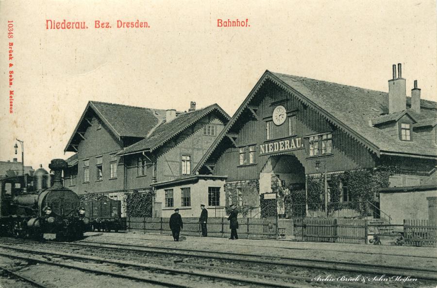 Niederau Bez. Dresden Bahnhof