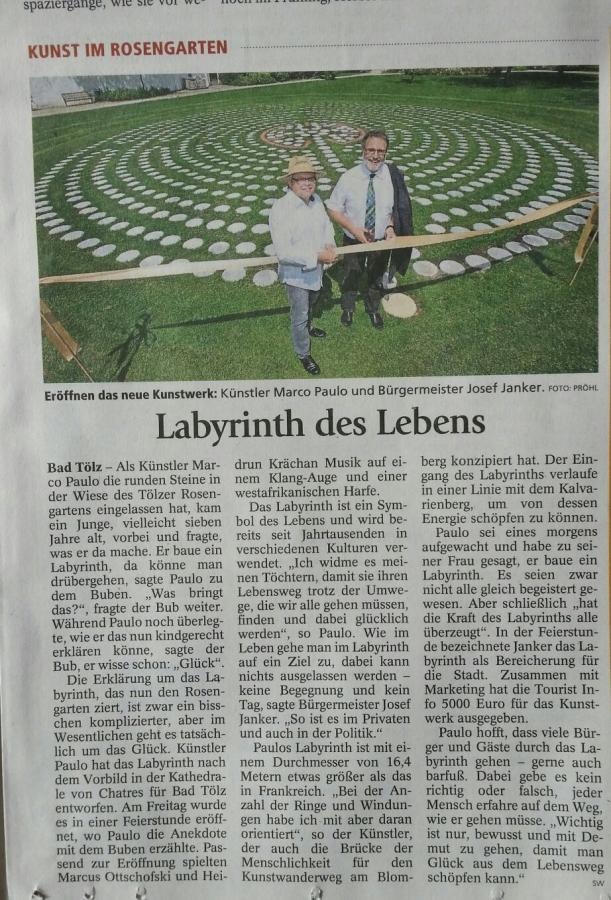 Kunst im Rosengarten Bad Toelz
