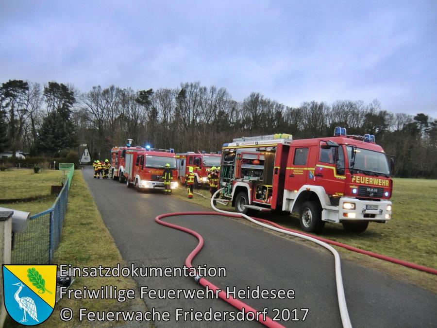 Einsatz 335/2017 | Brennt Nebengebäude | Dolgenbrodt Fährwinkel | 23.12.2017