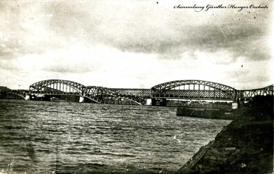 Zerstörte Brücke Riga