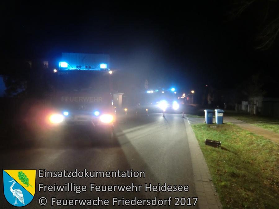 Einsatz 255/2017 | Ast droht zu stürzen | Friedersdorf Lindenstraße | 05.10.2017