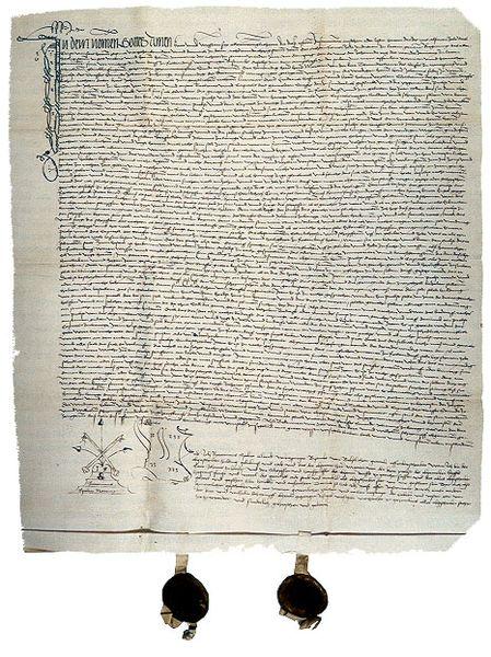 Erste datierte Gesamtfassung des Ortsrechts (10.1.1488)