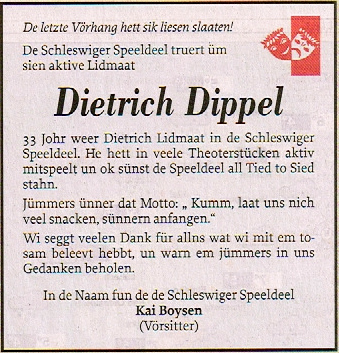 Nachruf Dietrich