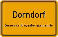 Ortsschild Dorndorf