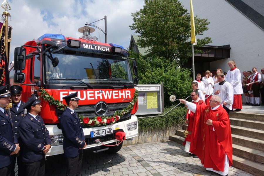 Feuerwehr Miltach 2018 Fahrzeugsegnung 8