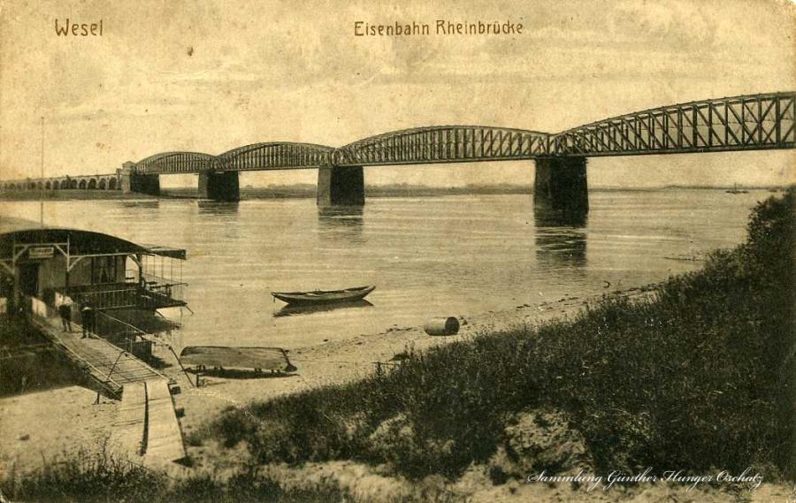 Wesel Eisenbahn-Rheinbrücke