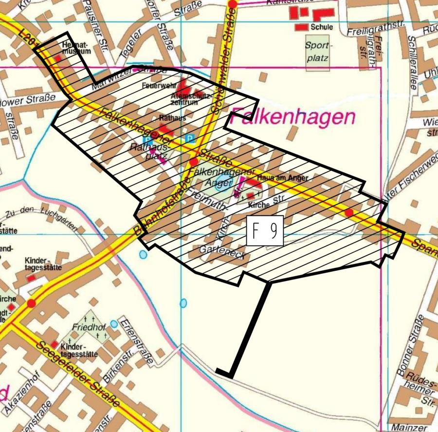 Stadtplan F 9