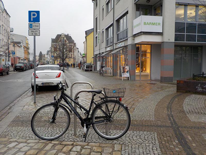 Neuer Fahrradständer in der Eisenbahnstraße
