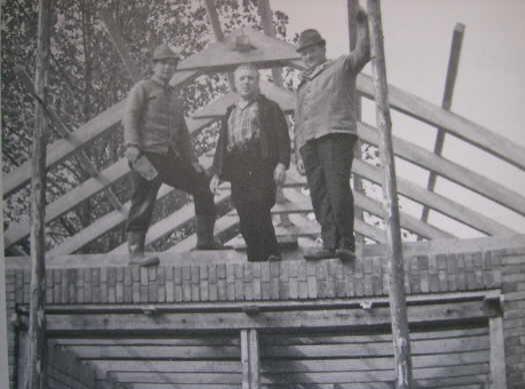 Richtfest vom neuen Feuerwehrgerätehaus - September 1974 Richtfest vom neuen Feuerwehrgerätehaus - September 1974