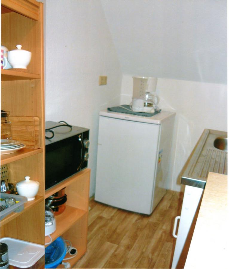 Küche mit Kühlschrank