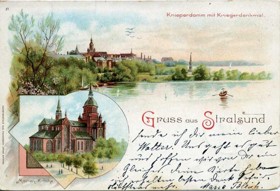 Gruss aus Stralsund 1897