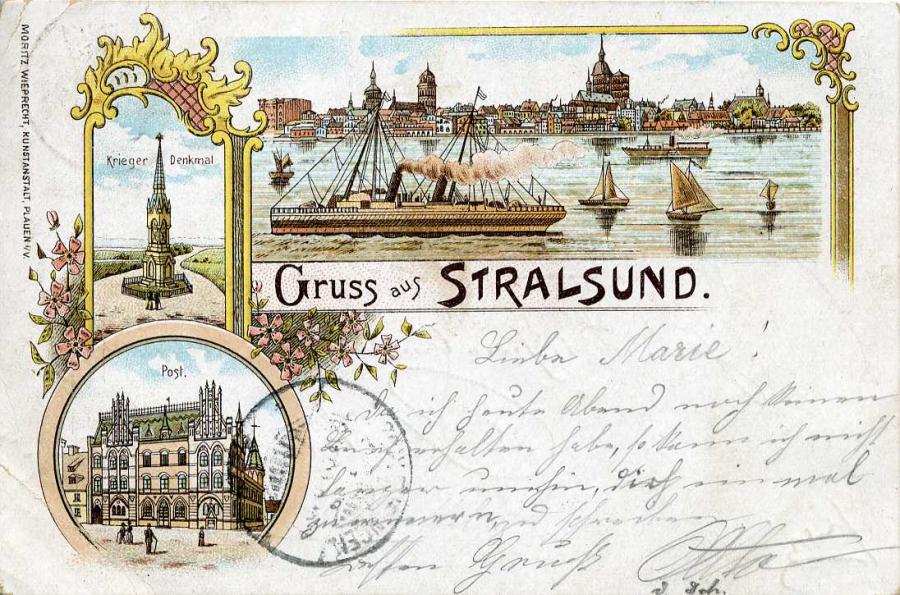 Gruss aus Stralsund 1898