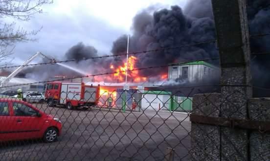 Gebäudebrand in Prenzlau