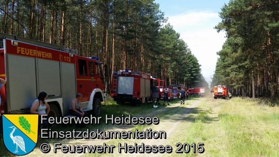 Einsatz 98/2015 2500m² Waldbodenbrand Hermsdorf 06.06.2015