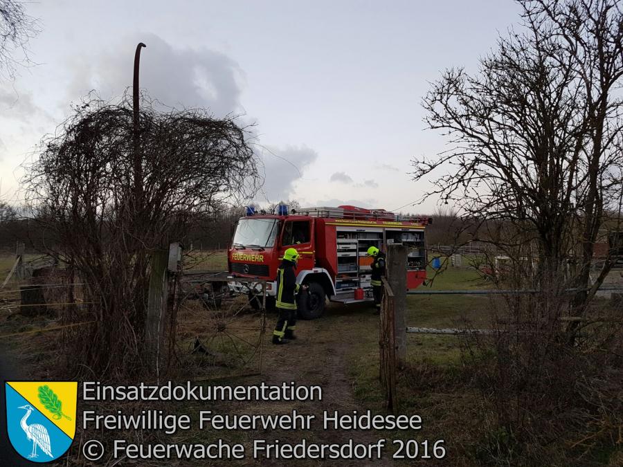 Einsatz 126/2016 | 2 Bäume drohen zu stürzen | Friedersdorf Dudel | 27.12.2016