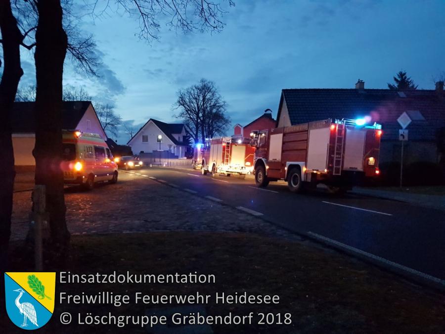 Einsatz 19/2018 | Gasgeruch | Gräbendorf | 11.03.2018