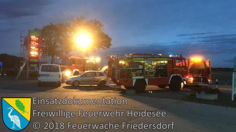 Einsatz 145/2018 | Motorrad gegen PKW | L40 OV Friedersdorf - Wolzig | 30.10.2018