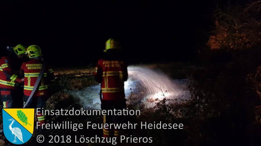 Einsatz 146/2018 | Brennt Laubhaufen | Kolberg Kolberger Dorfstraße | 05.11.2018