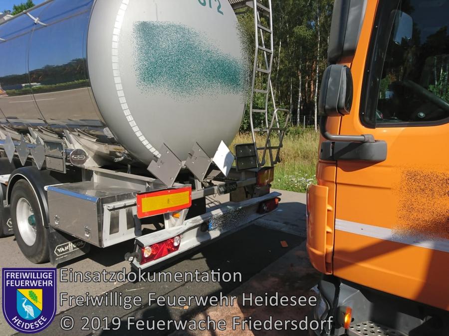Einsatz 109/2019 | VU 3x LKW | BAB 10 AD Spreeau - AS Niederlehme | 23.07.2019