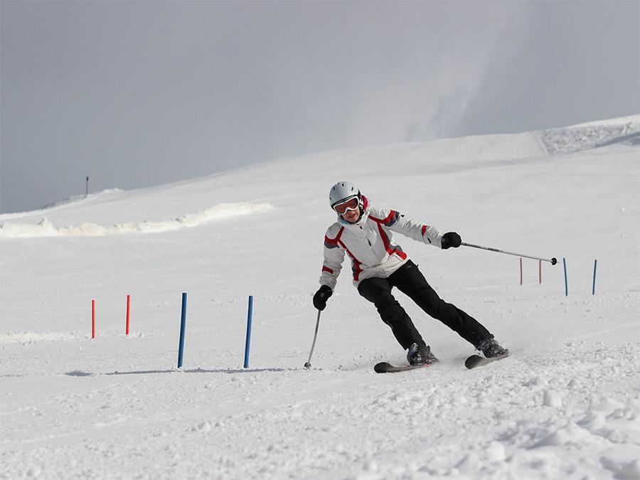 Abfahrtslauf beim Ski-Camp der Oberlausitzer Sportjugend Abfahrtslauf beim Ski-Camp der Oberlausitzer Sportjugend