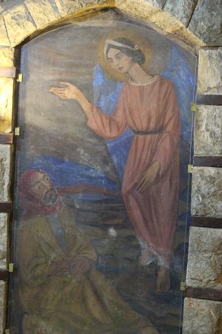 Bild aus der Geburtstgrotte in Bethlehem Bild aus der Geburtstgrotte in Bethlehem