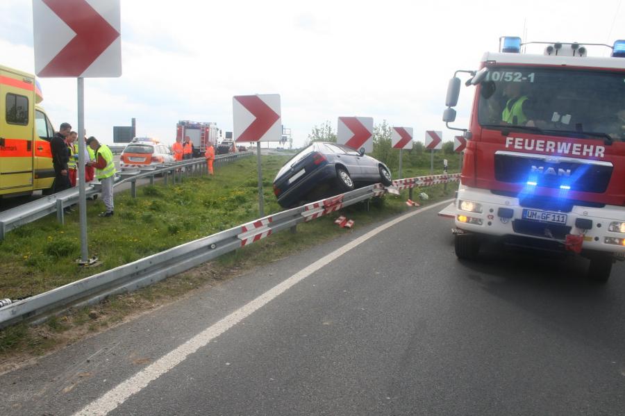 Verkehrsunfall auf dem Kreuz Uckermark