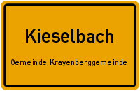 Ortsschild Kieselbach