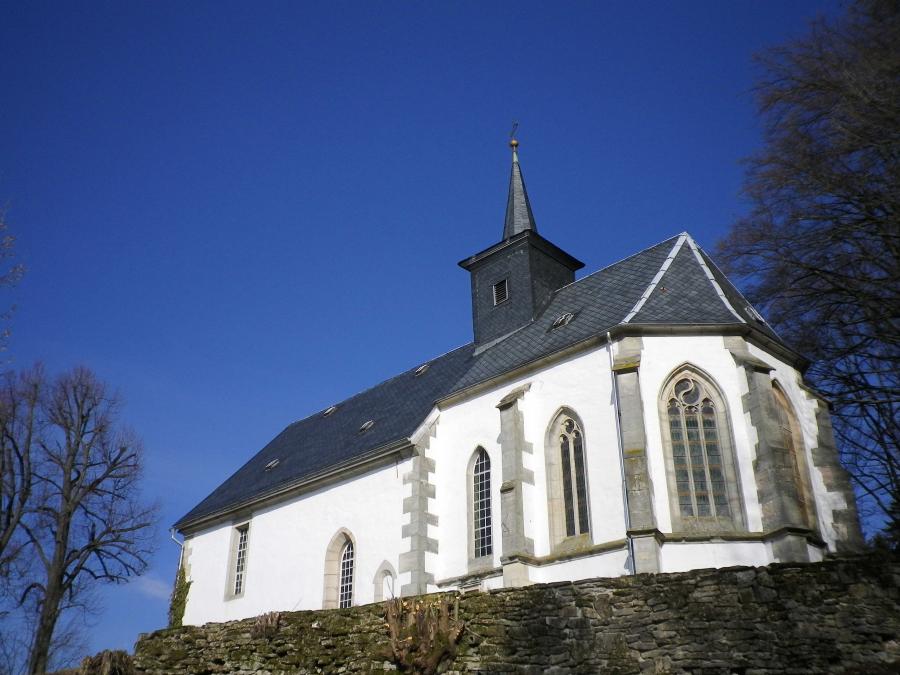 Kirche Stelzen Hinteransicht Kirche Stelzen Hinteransicht