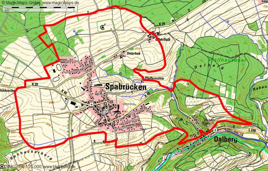 Karte Panoramaweg