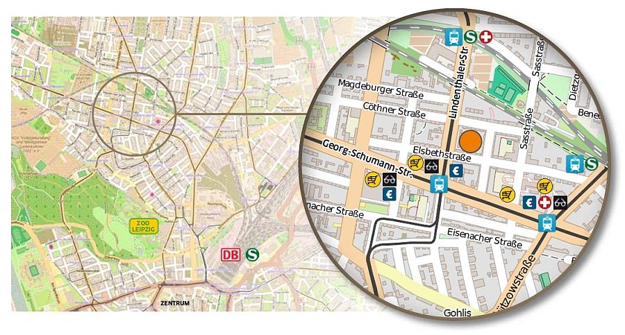Lage Elsbethstr_Leipzig Lage Elsbethstr_Leipzig