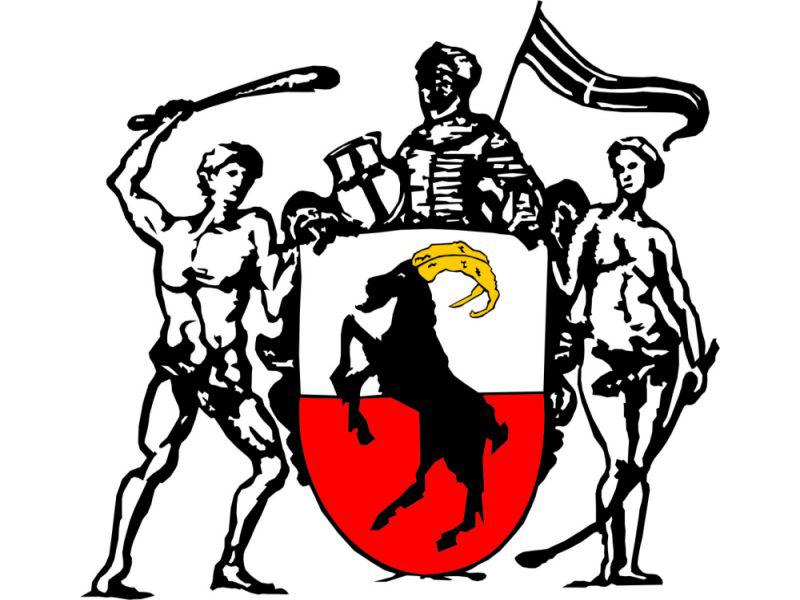 Historischen Wappen der Stadt Jüterbog