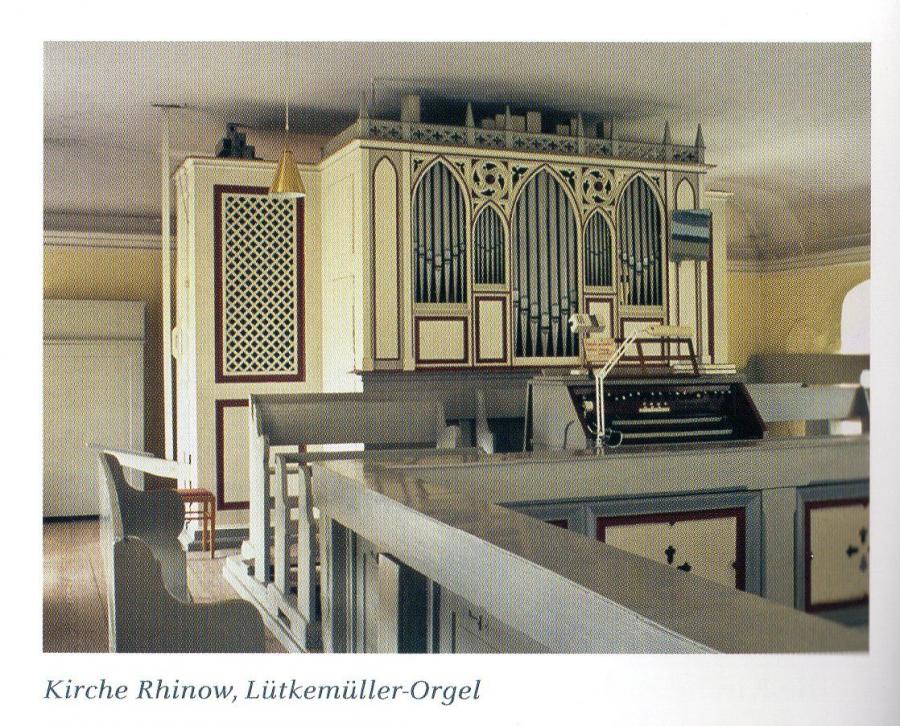 Kirche Rhinow Lütkemüller-Orgel