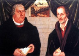 Luther und Melanchthon