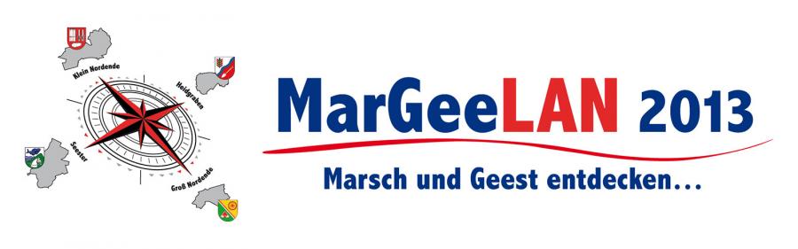 Das Logo zum "MarGeeLAN"-Zeltlager 2013