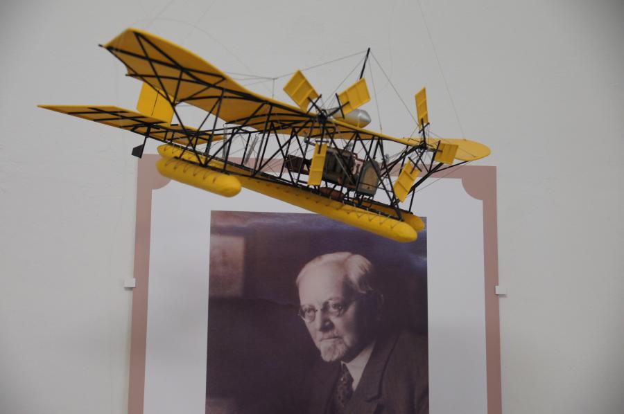 Modell des Wasserflugzeugs von August von Parzeval