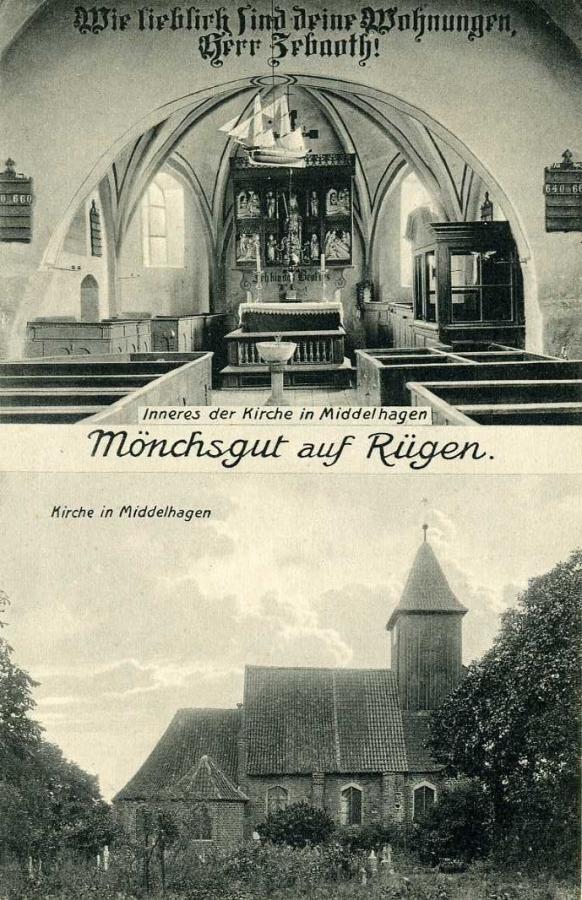 Mönchsgut auf Rügen Kirche Middelhagen