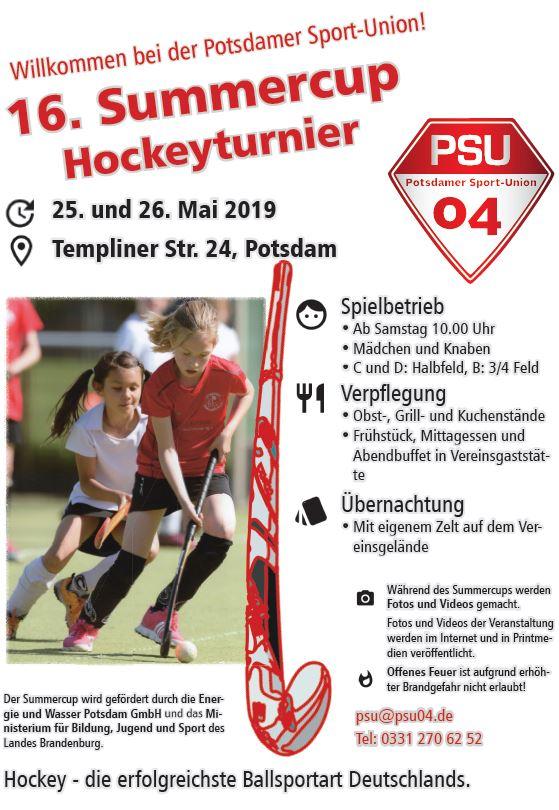 Poster Summercup 2019 Poster Summercup 2019