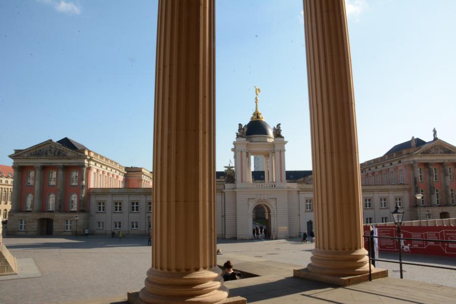 Blick auf den Brandenburgischen Landtag