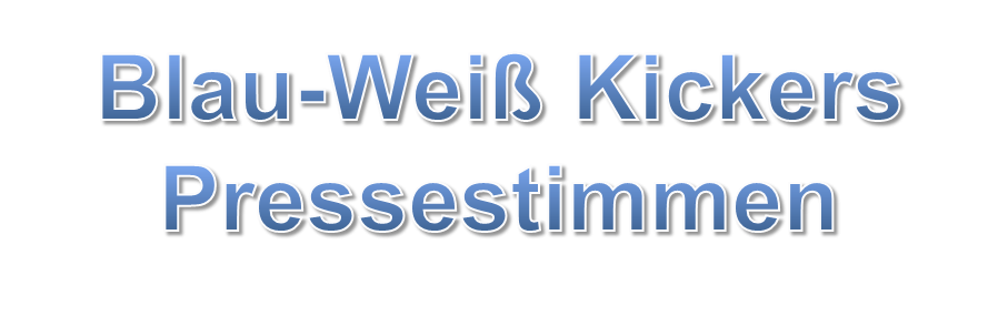 Pressestimmen Schriftzug
