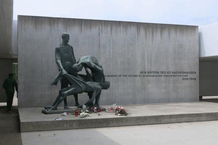 Denkmal in Sachsenhausen
