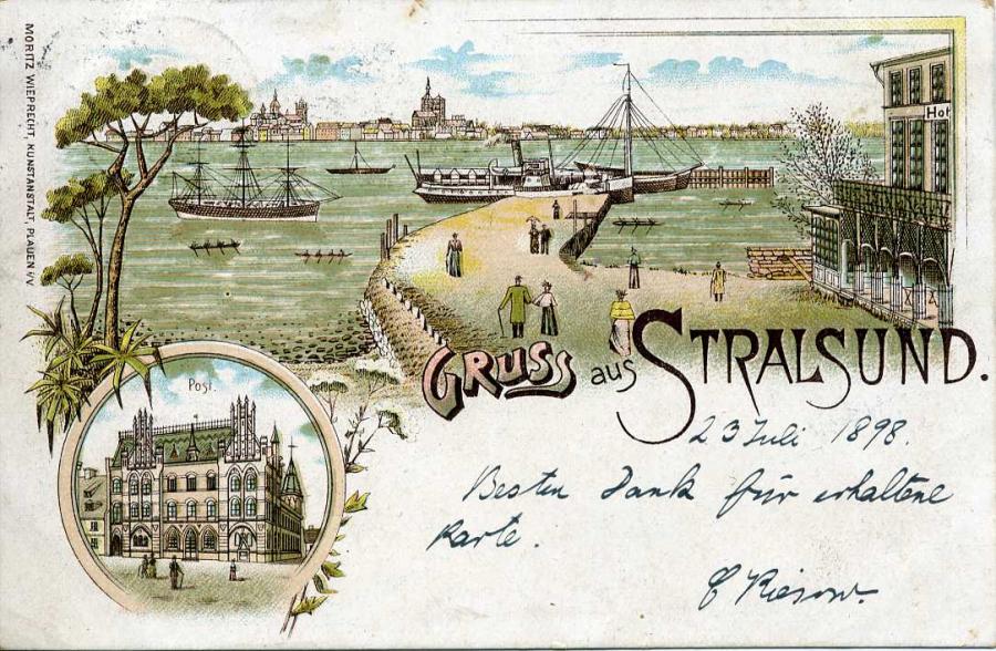 Gruss aus Stralsund 1898